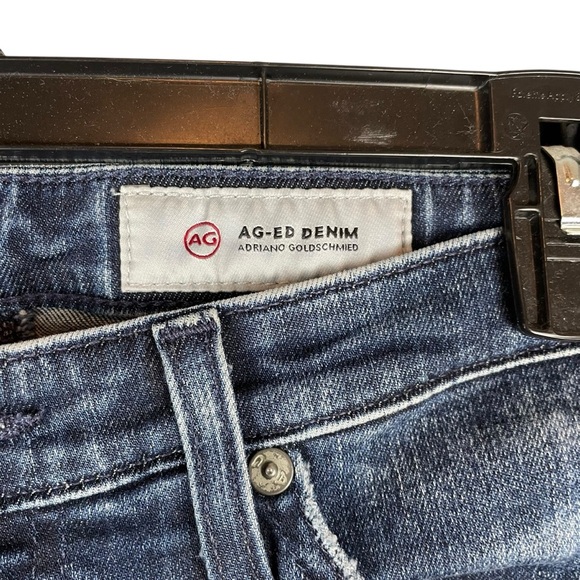 AG Adriano Goldschmied The Legging Ankle Jeans 27R Distressed Skinny Made in USA - Picture 6 of 9